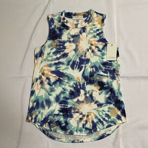 NWT P.J. Salvage Tie-Dye Sleeveless Tee XS